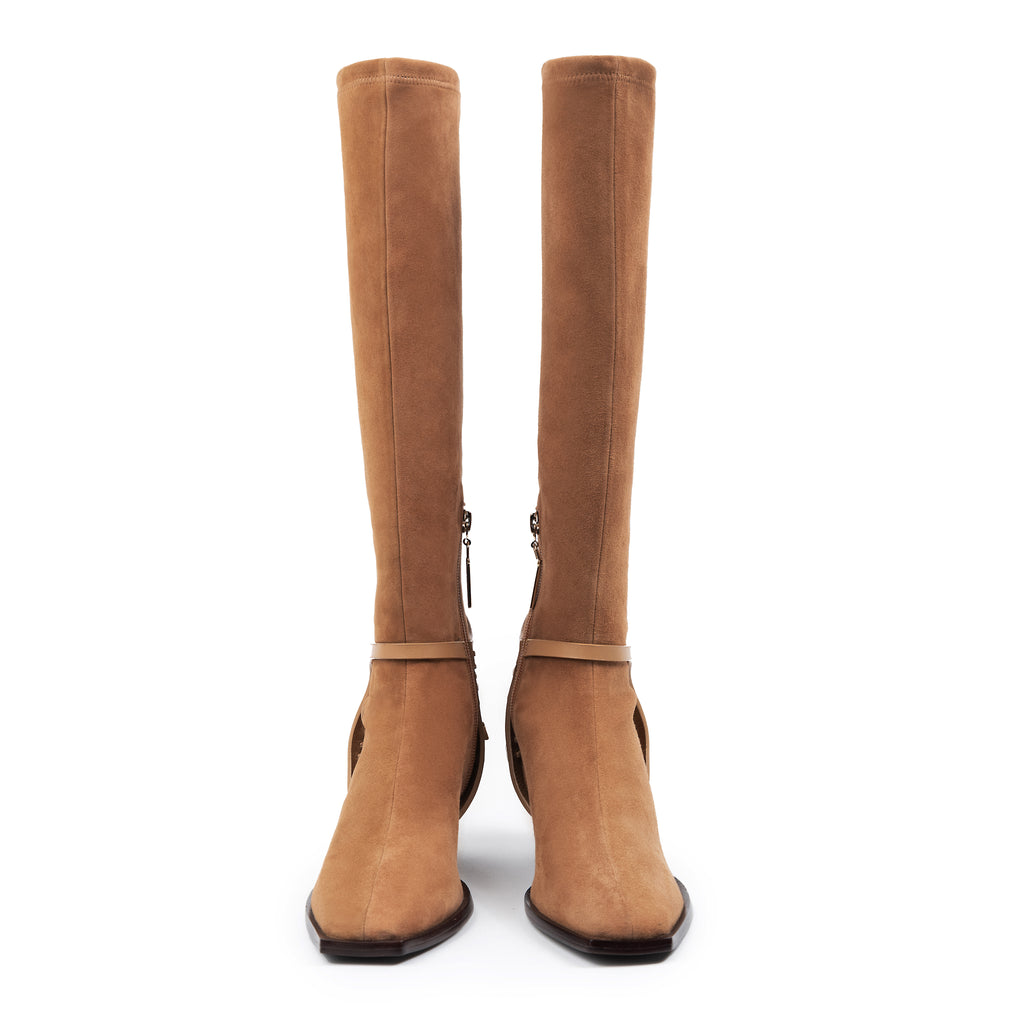 Daniella Shevel Cara knee high boot in moc brown