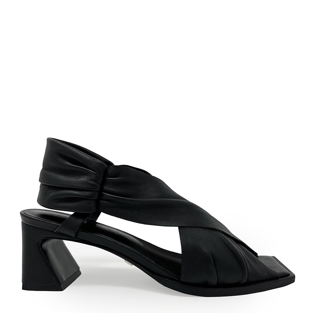 Daniella Shevel open toe leather wrap sandal 